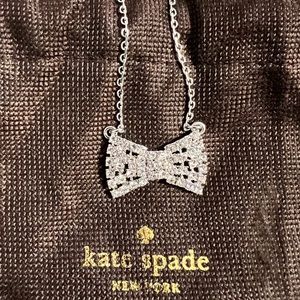 Kate Spade Sparkling Bow Necklace